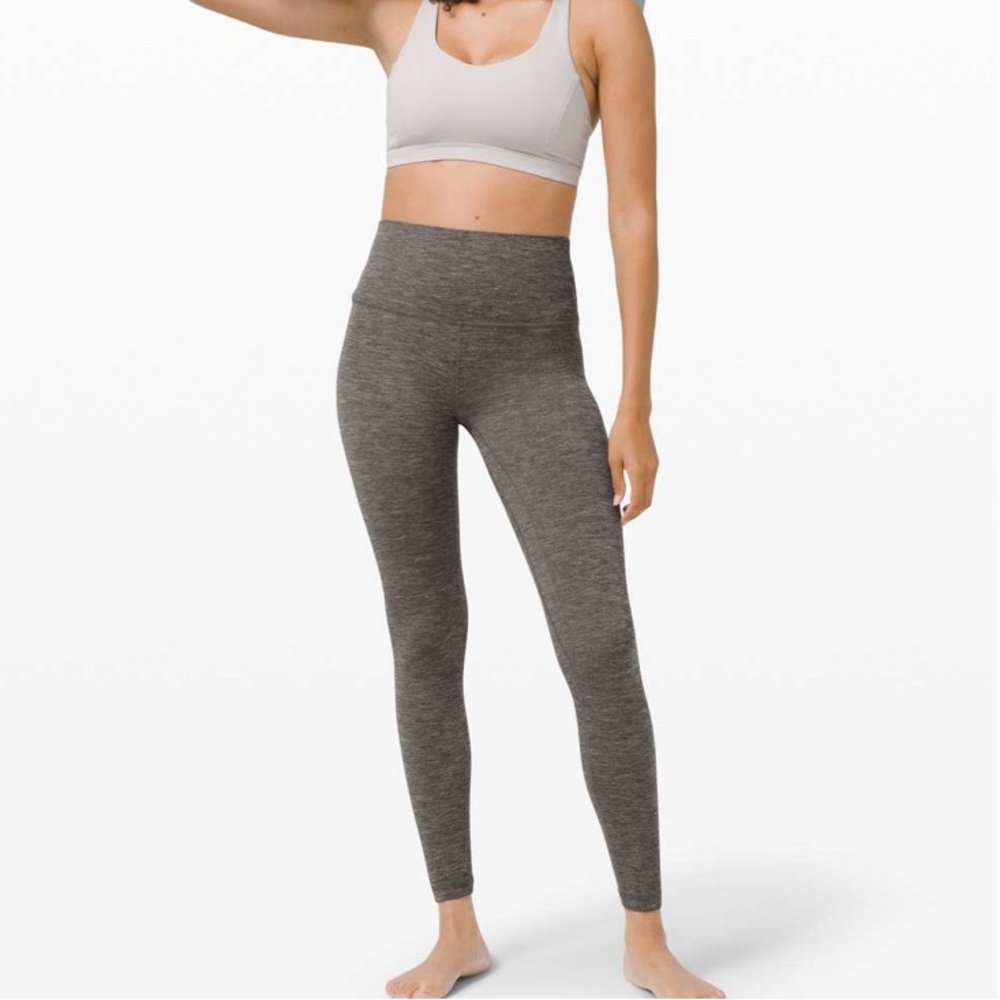 lululemon Align HR Pant 28" Heathered Black Size 4